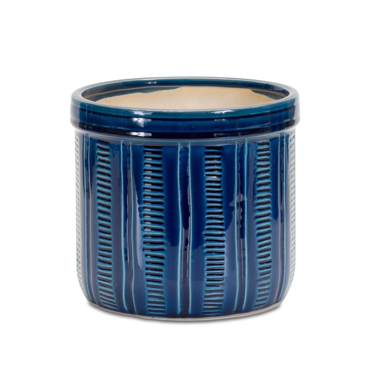 Container (Set of 3) 5"H, 6"H, 7.5"H Terra Cotta