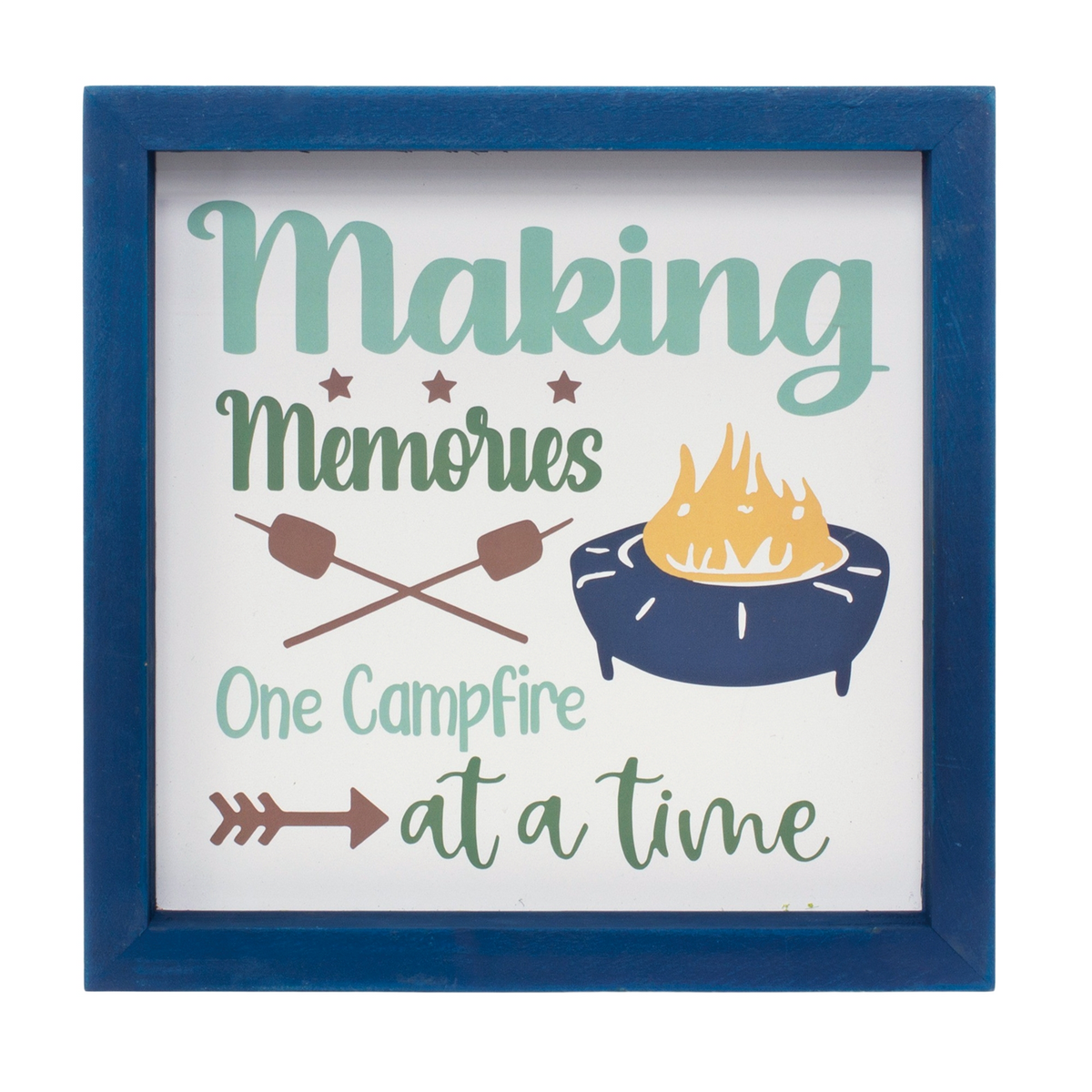 Wood Framed Camping Sentiment Sign (Set of 4) -Ship Only
