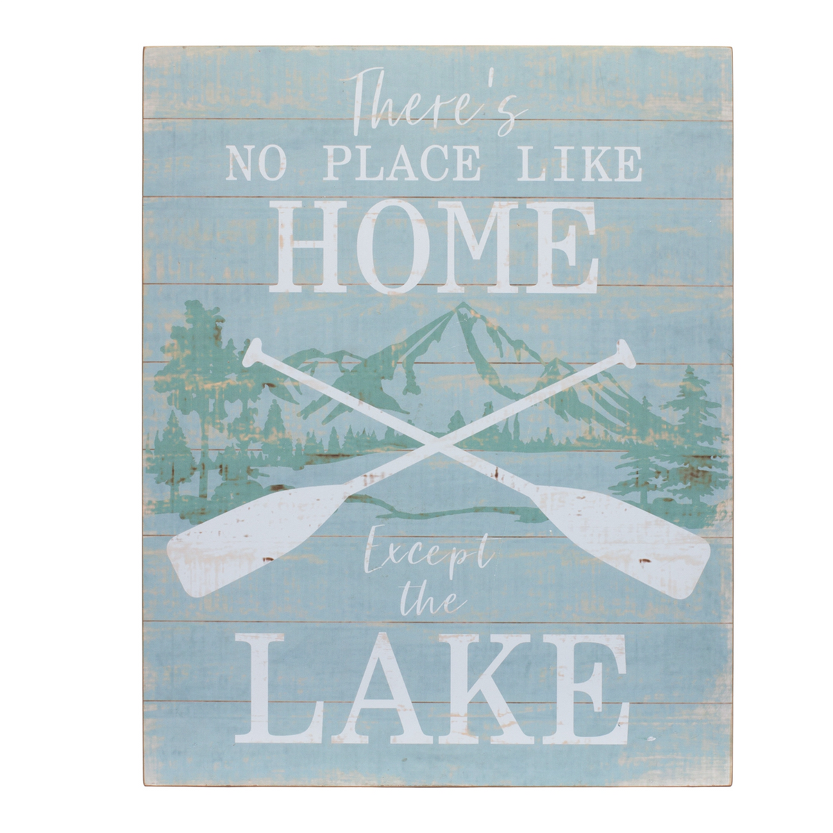 Wooden Lake Life Sentiment Sign (Set of 2) -Ship Only