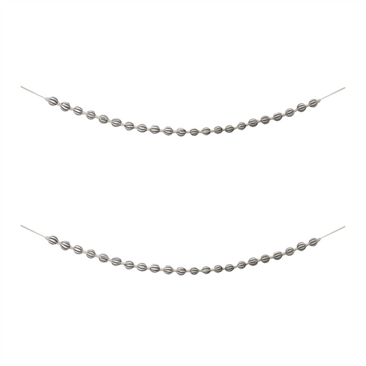Fabric Ball String Garland (Set of 2) -Ship Only
