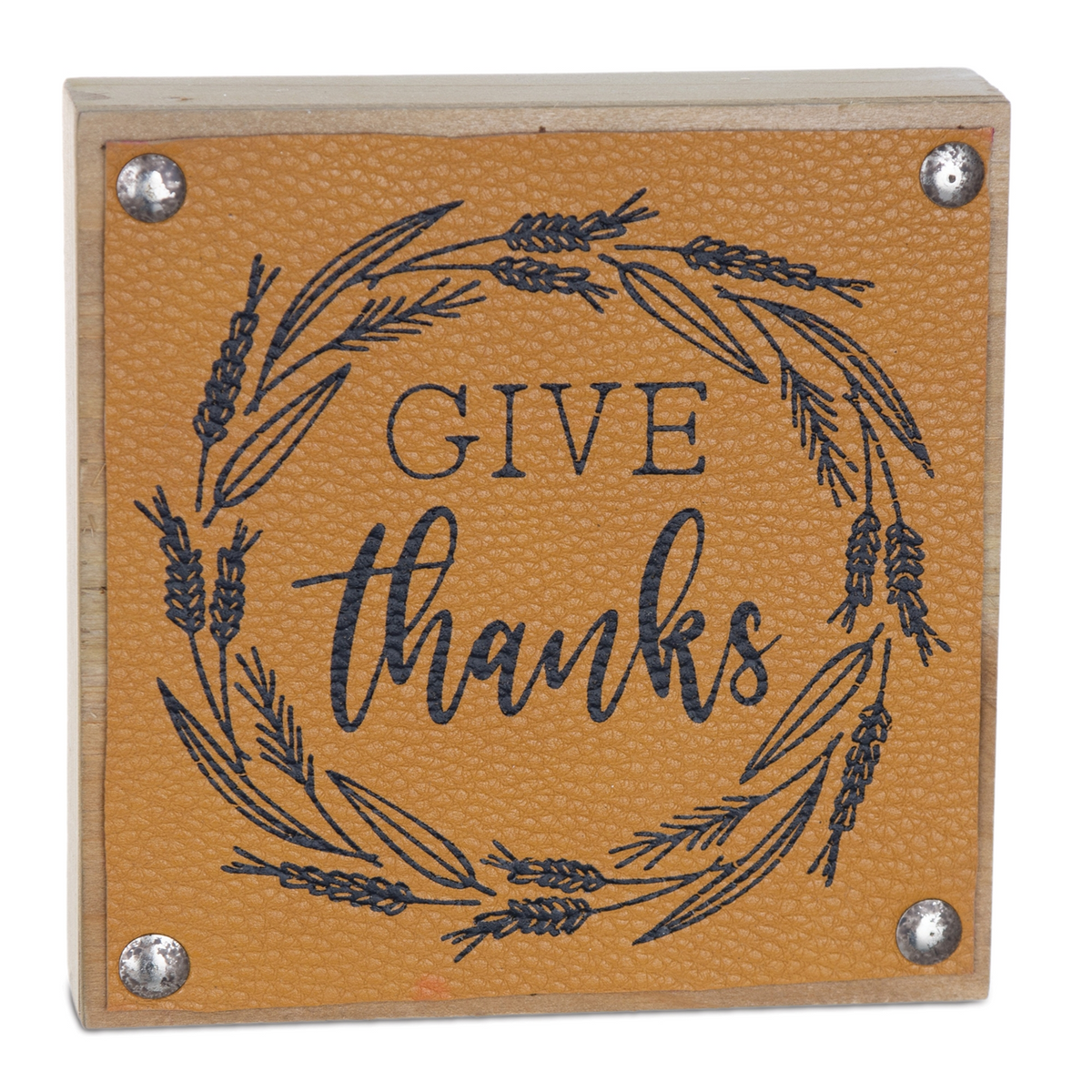 Give Thanks Harvest Sign (Set of 6) -Ship Only