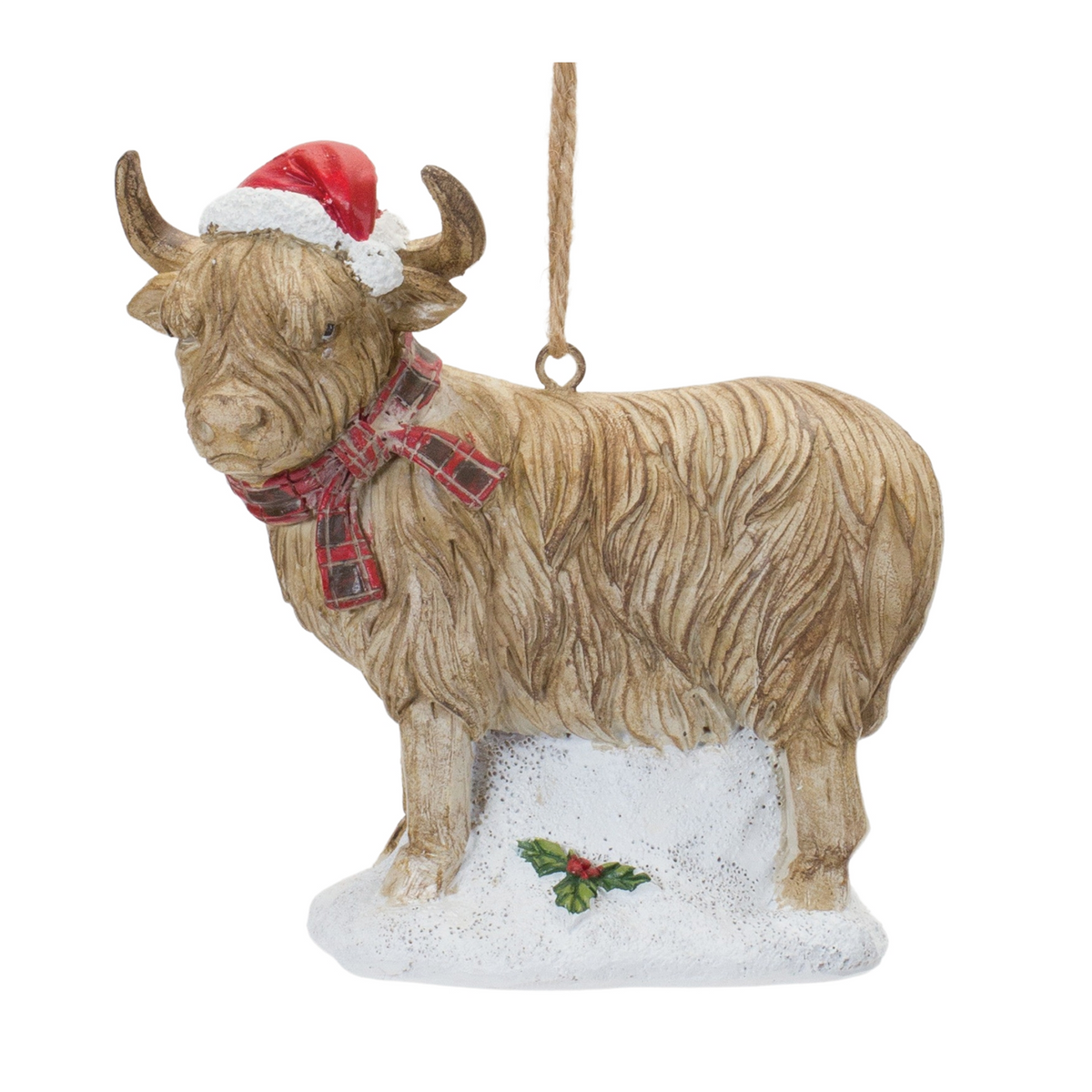 Highland Cow Ornament (Set of 6) -Ship Only