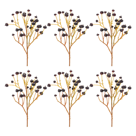 Blue Berry Spray (Set of 6) -Ship Only