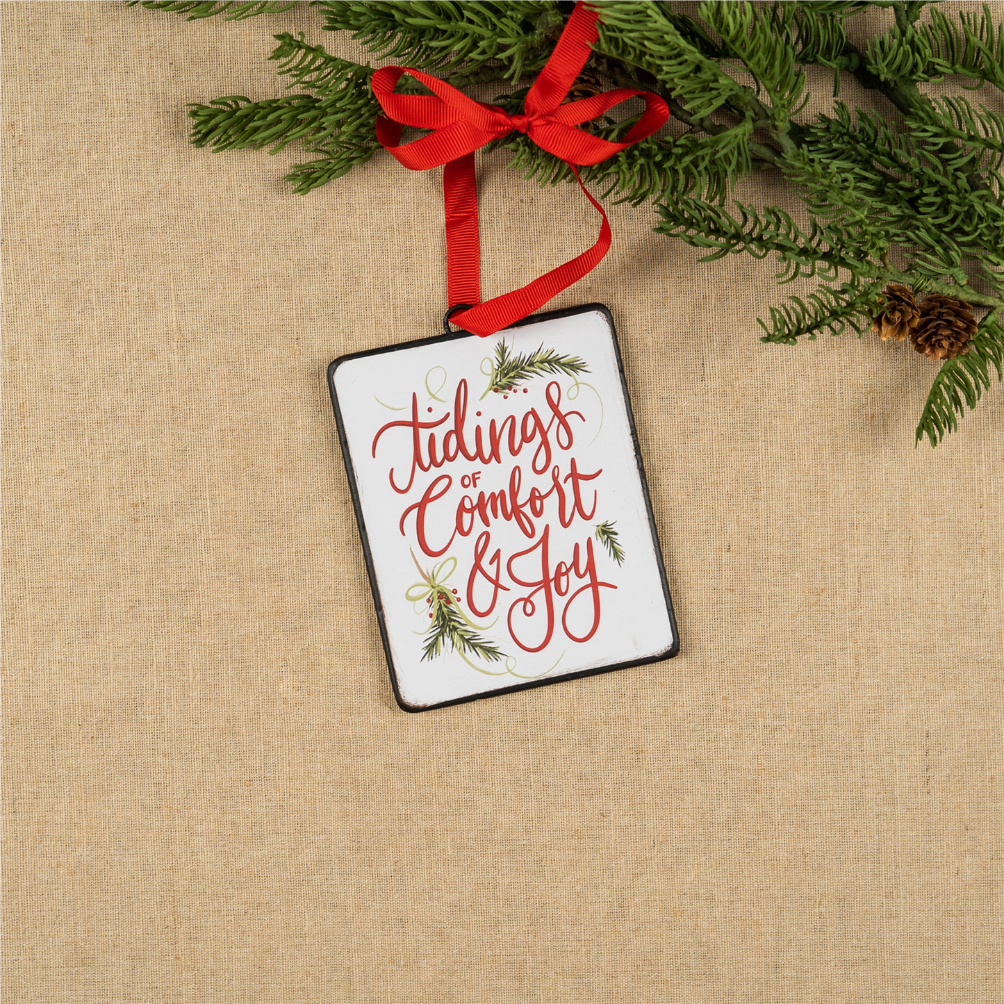 Holiday Sentiment Ornament (Set of 12) -Ship Only