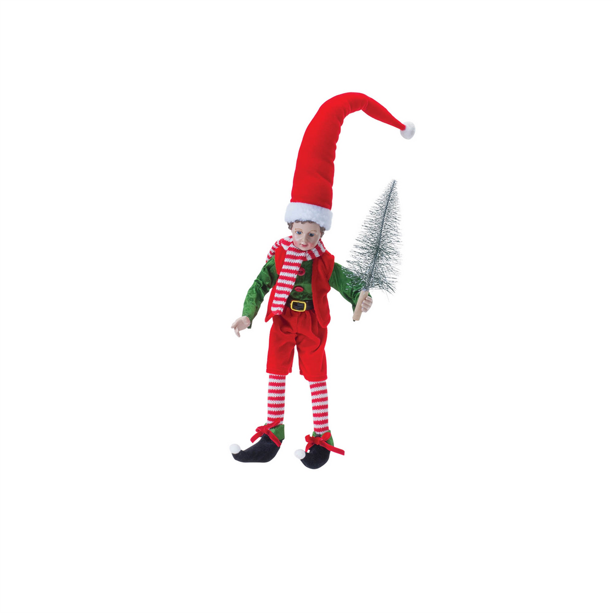 Vintage Elf Shelf Sitter (Set of 2) -Ship Only