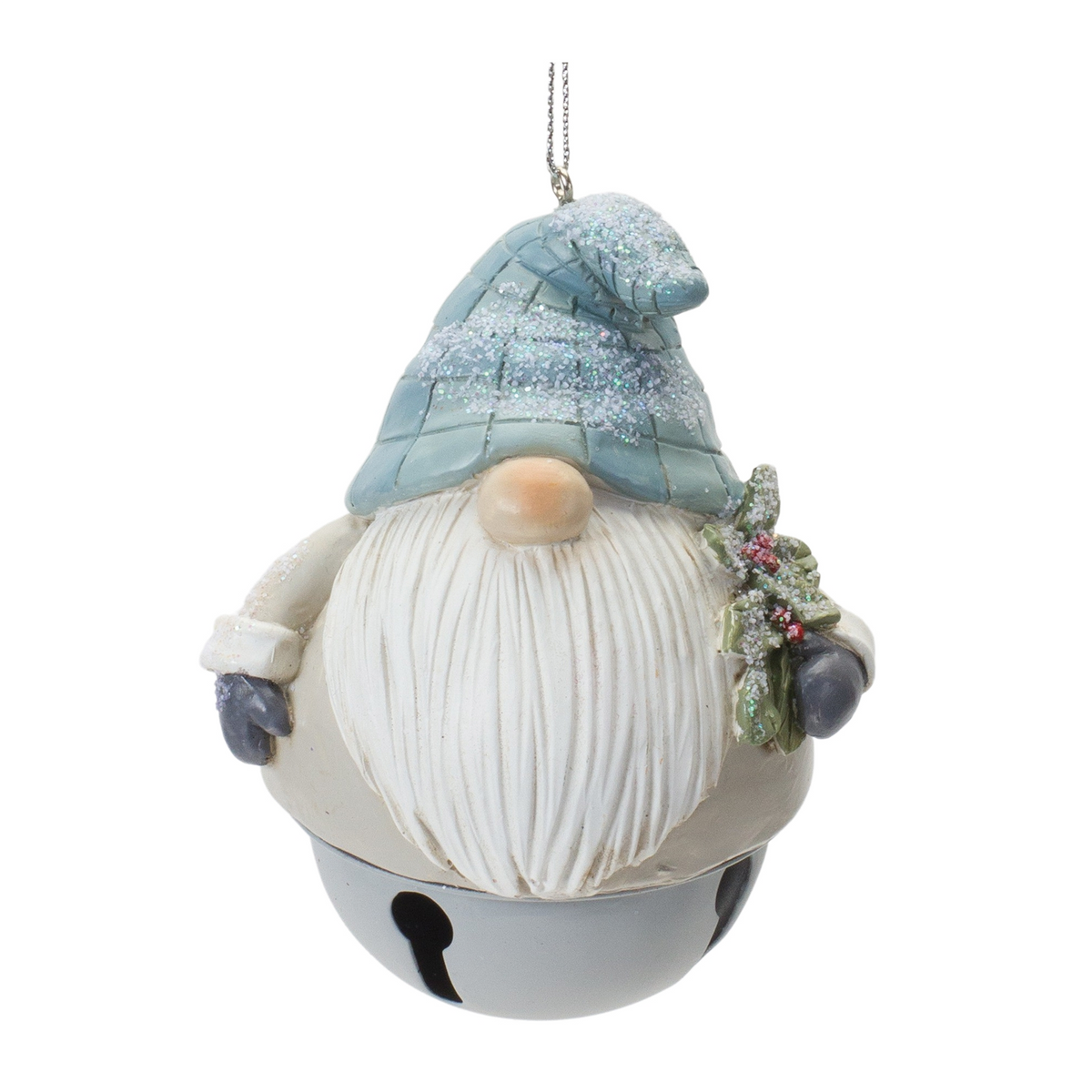 Gnome Sleigh Bell Ornament (Set of 12) -Ship Only
