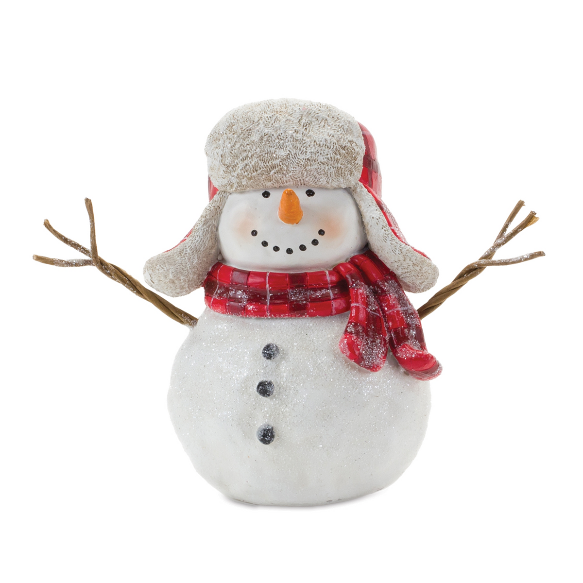 Snowman with Scarf Figurine (Set of 4) -Ship Only