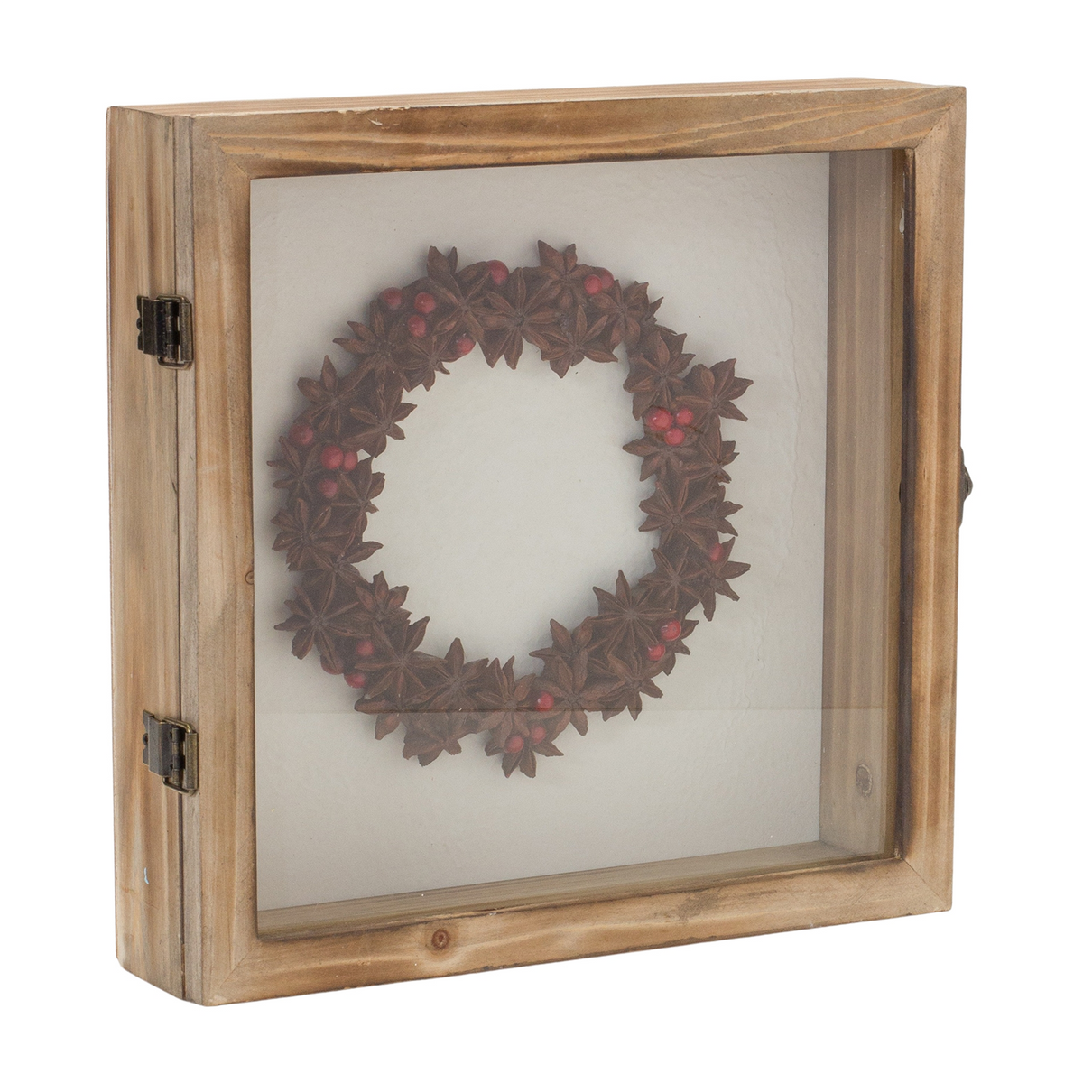 Dried Fruit Wreath Shadow Box (Set of 2) -Ship Only