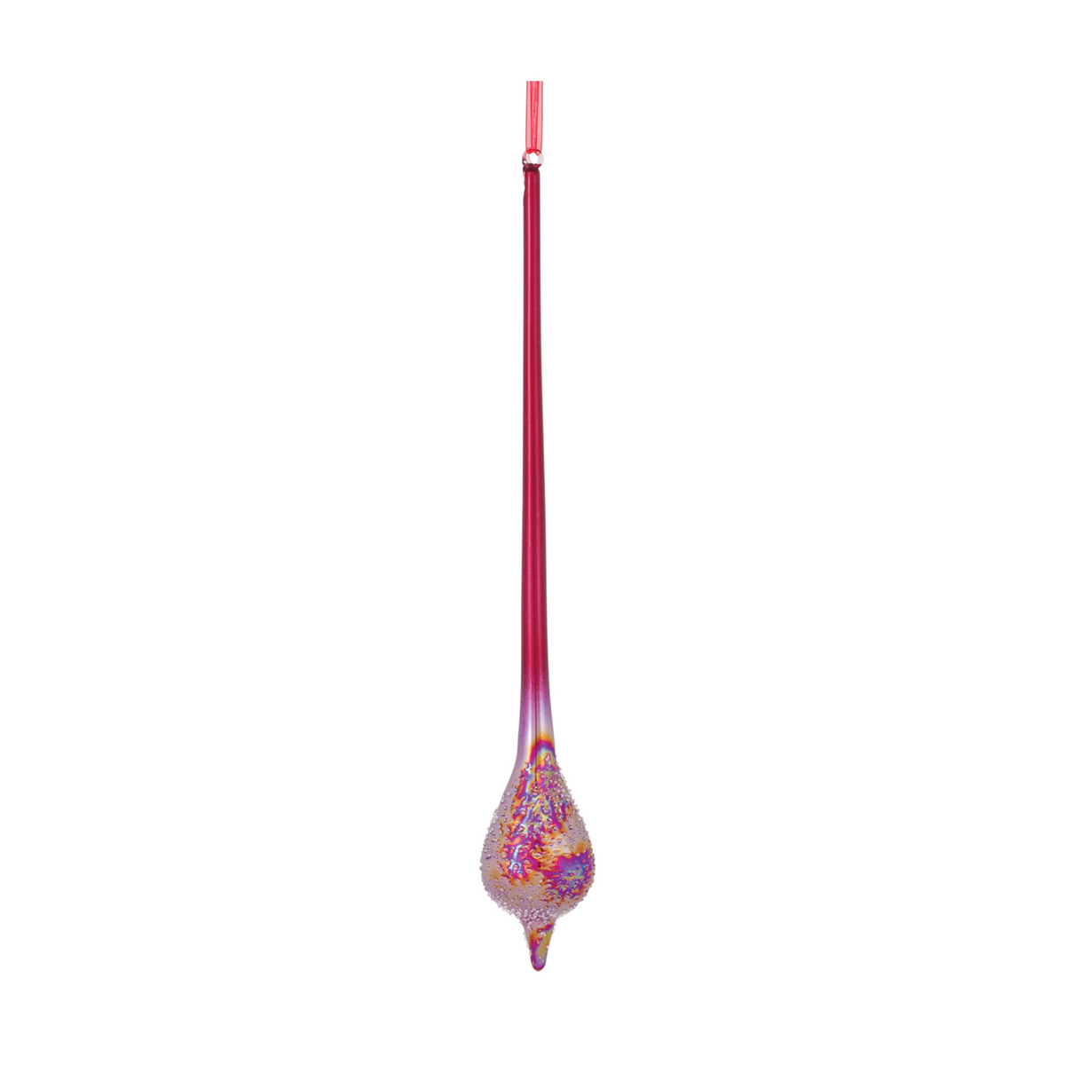 Drop Ornament (Set of 6) 12"H, 15.5"H Glass -Ship Only