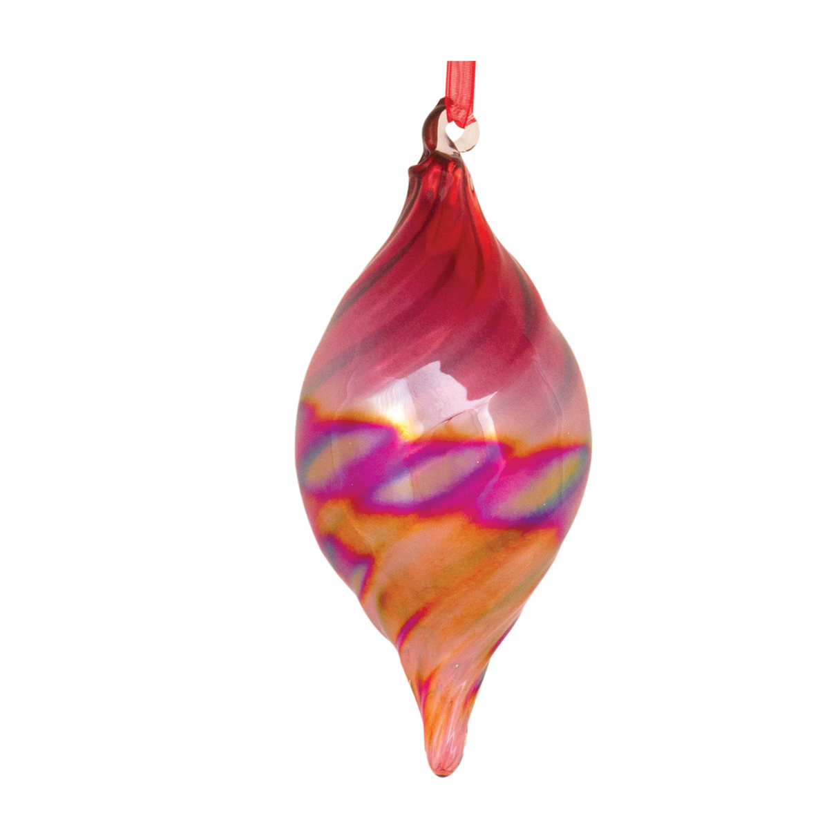 Ornament (Set of 12) 4.25"H, 6"H Glass -Ship Only