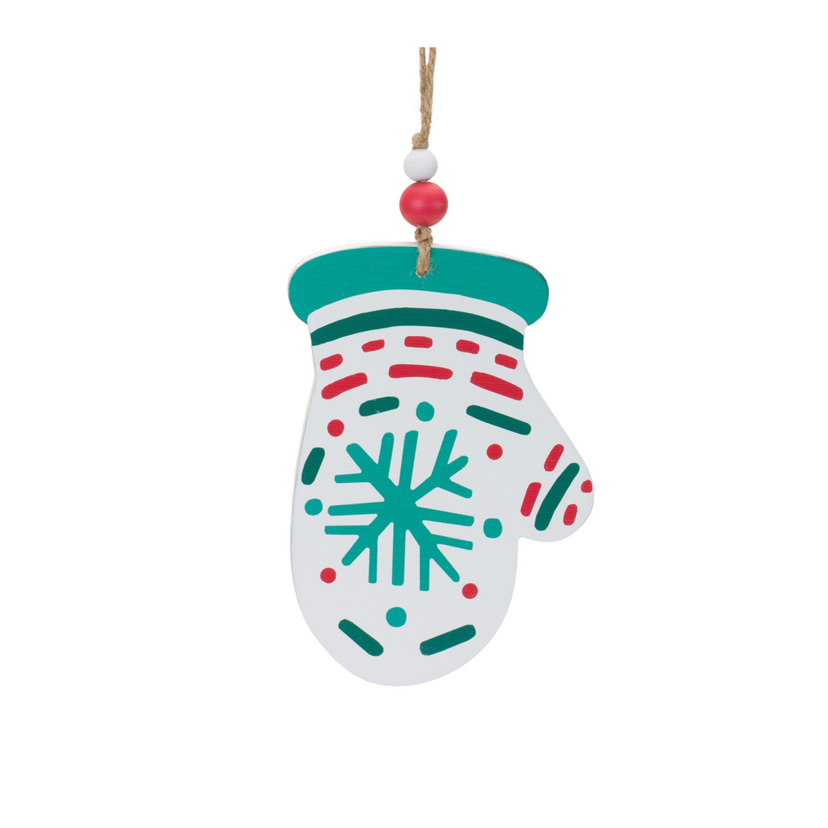 Wood Mitten and Stocking Ornaments (Set of 12) -Ship Only