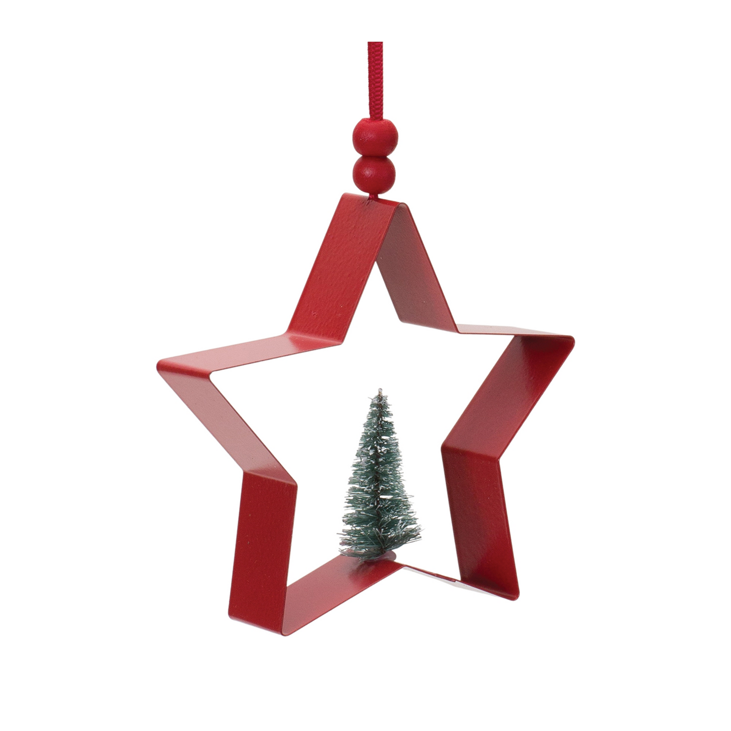 Star and Pine Tree Cookie Cutter Ornament (Set of 6) -Ship Only