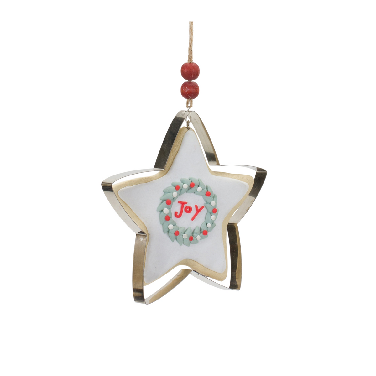 Tree and Star Cookie Cutter Ornament (Set of 12) -Ship Only