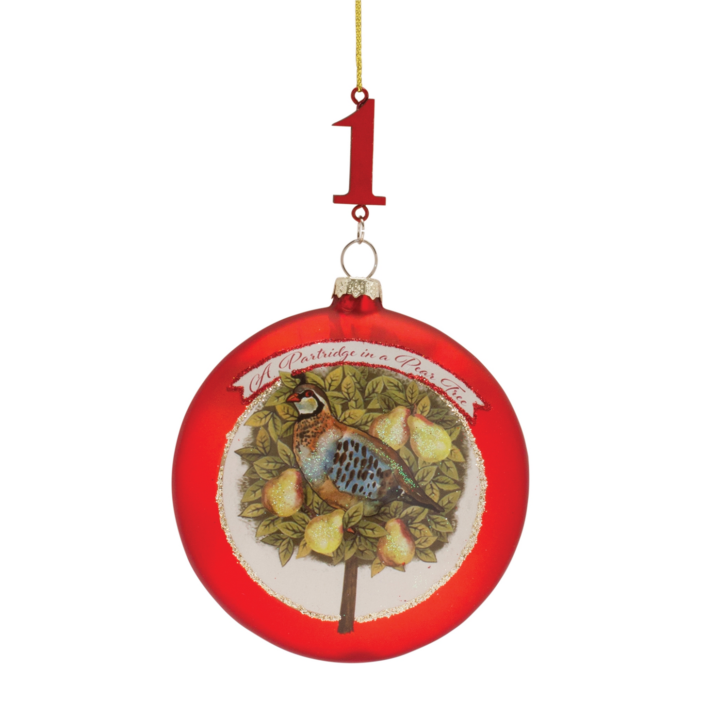 Twelve Days of Christmas Ornament (Set of 12) -Ship Only