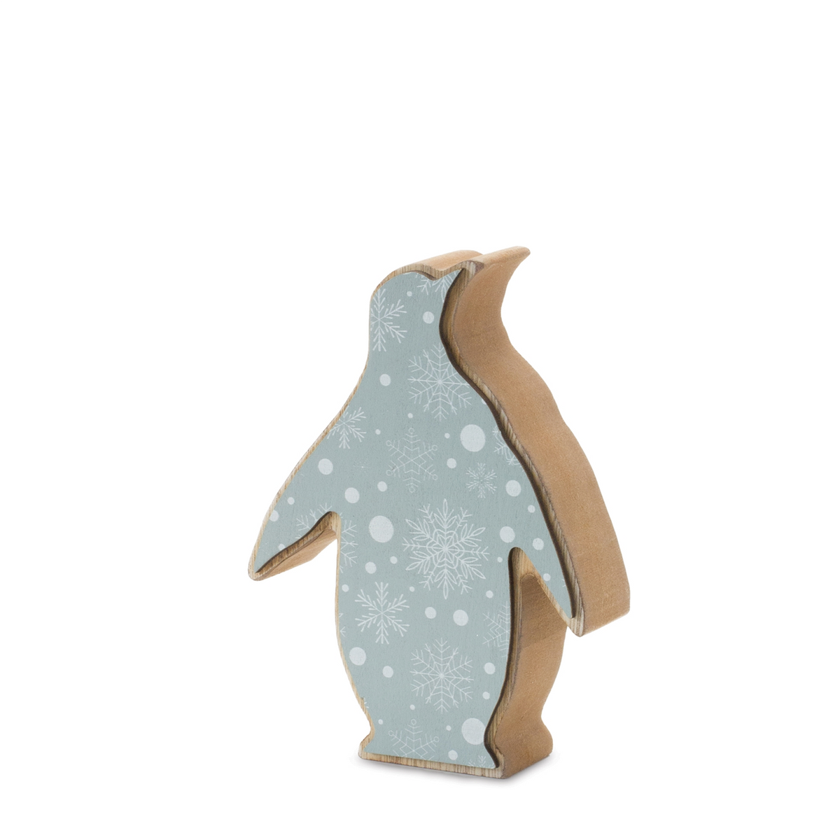 Wood Penguin Decor (Set of 2) -Ship Only