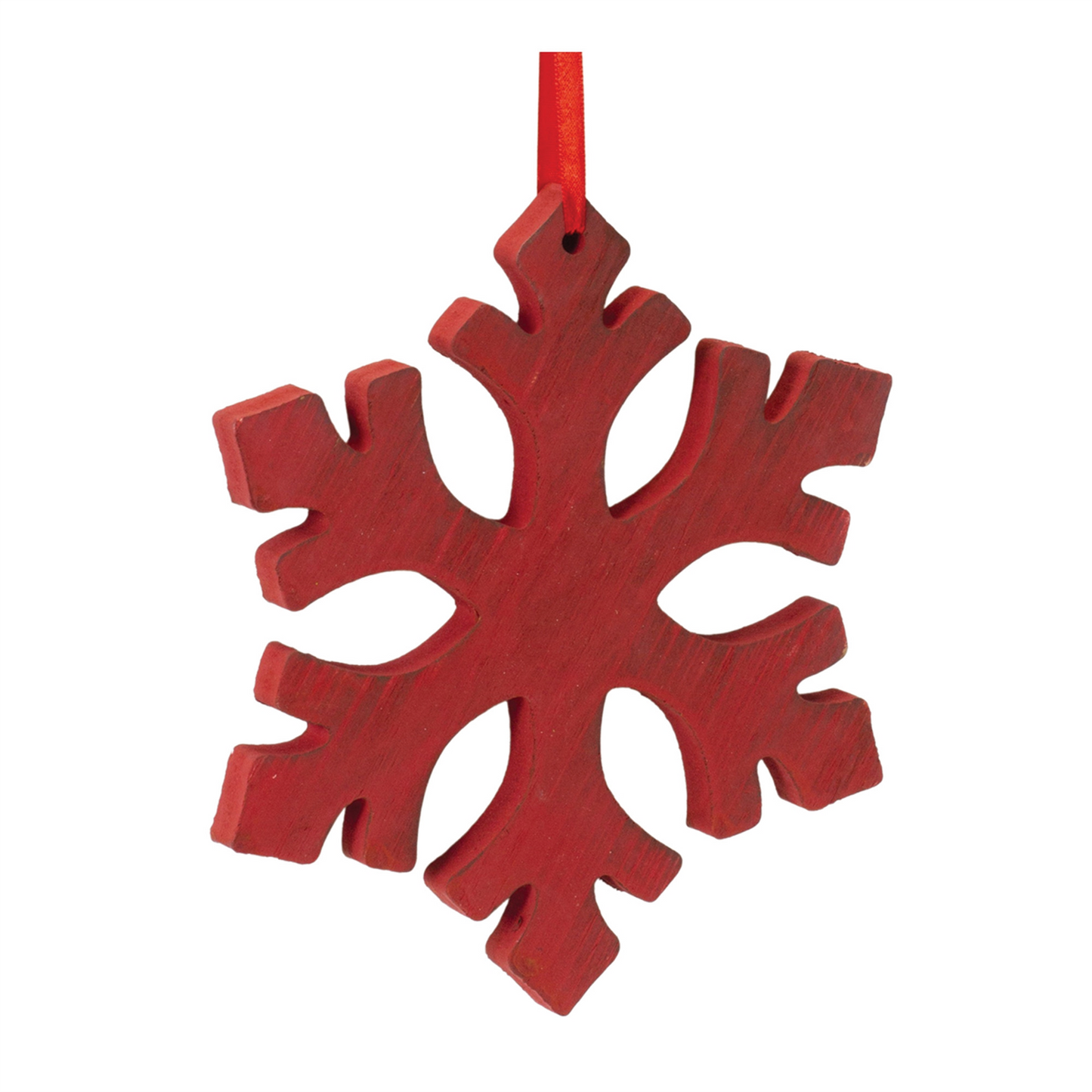 Fir Wood Snowflake Ornament (Set of 12) -Ship Only