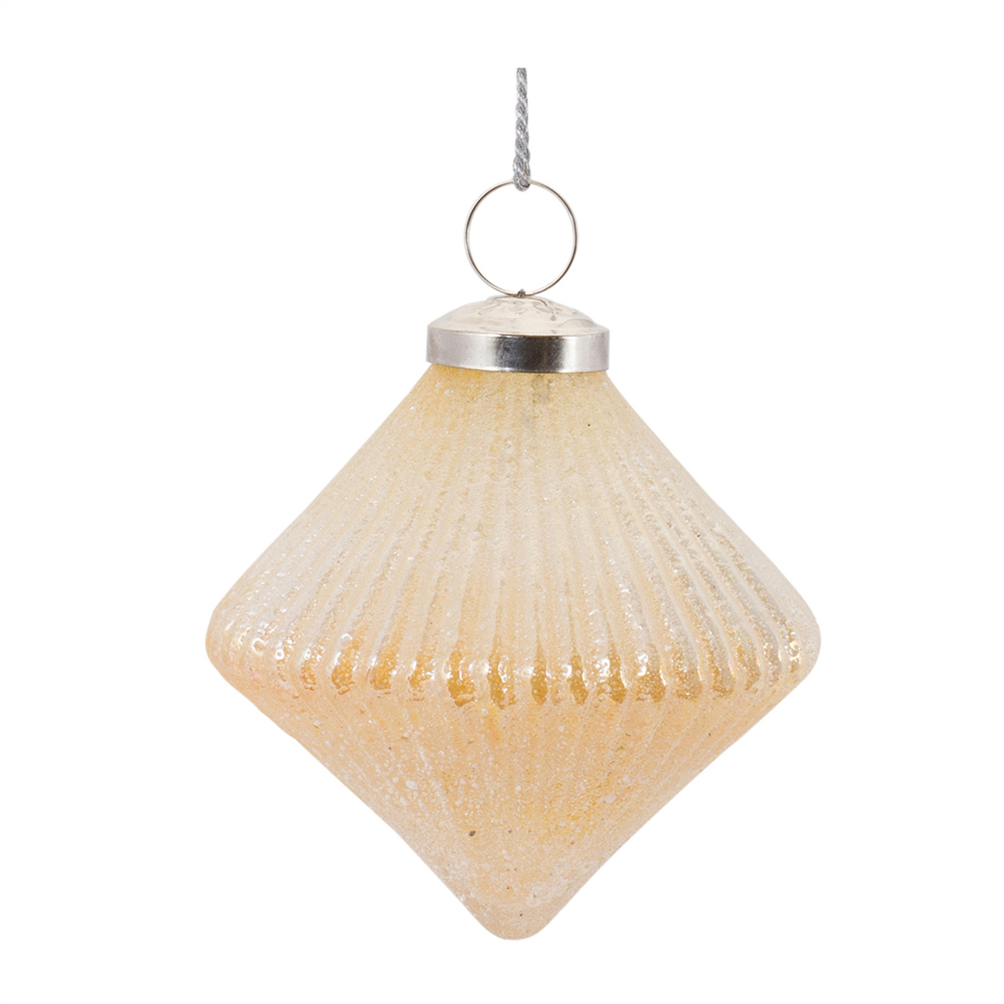 Ribbed Glass Ornament (Set of 6) -Ship Only