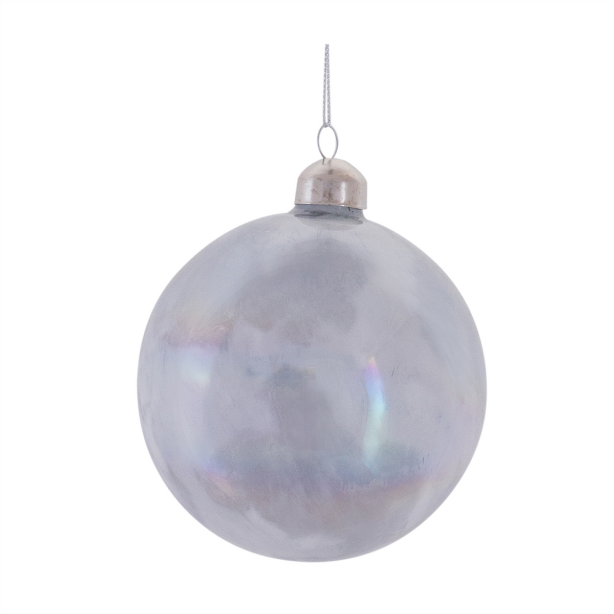 Irredescent Glass Ball Ornament (Set of 6) -Ship Only