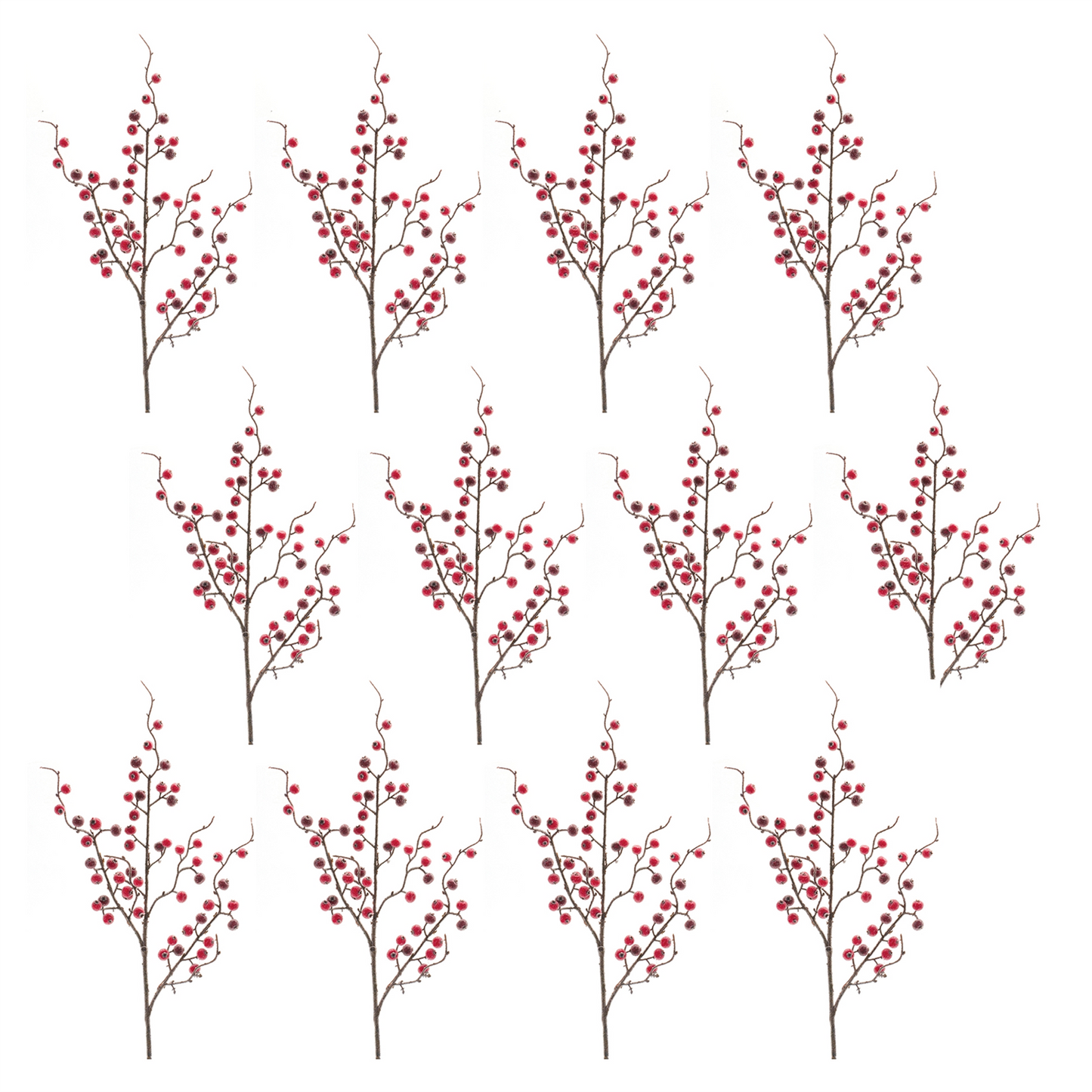 Iced Berry Twig Spray (Set of 12) -Ship Only