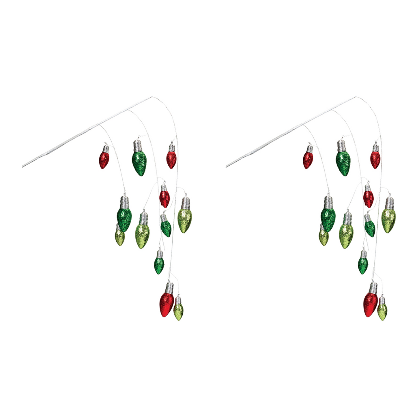 Hanging Holiday Light Spray (Set of 2) -Ship Only