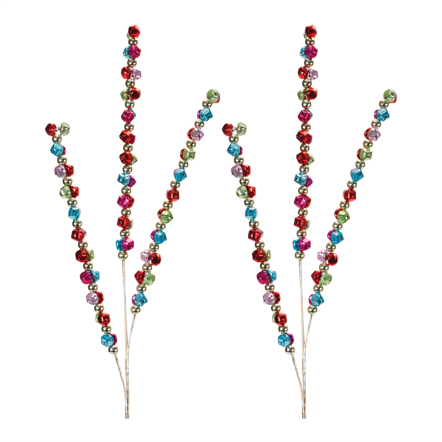 Metal Jingle Bell Spray (Set of 2) -Ship Only