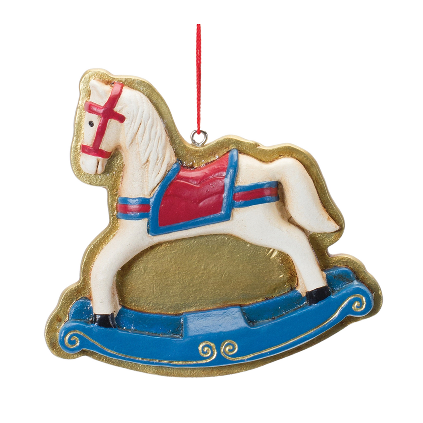 Rocking Horse and Toy Train Ornament (Set of 12) -Ship Only