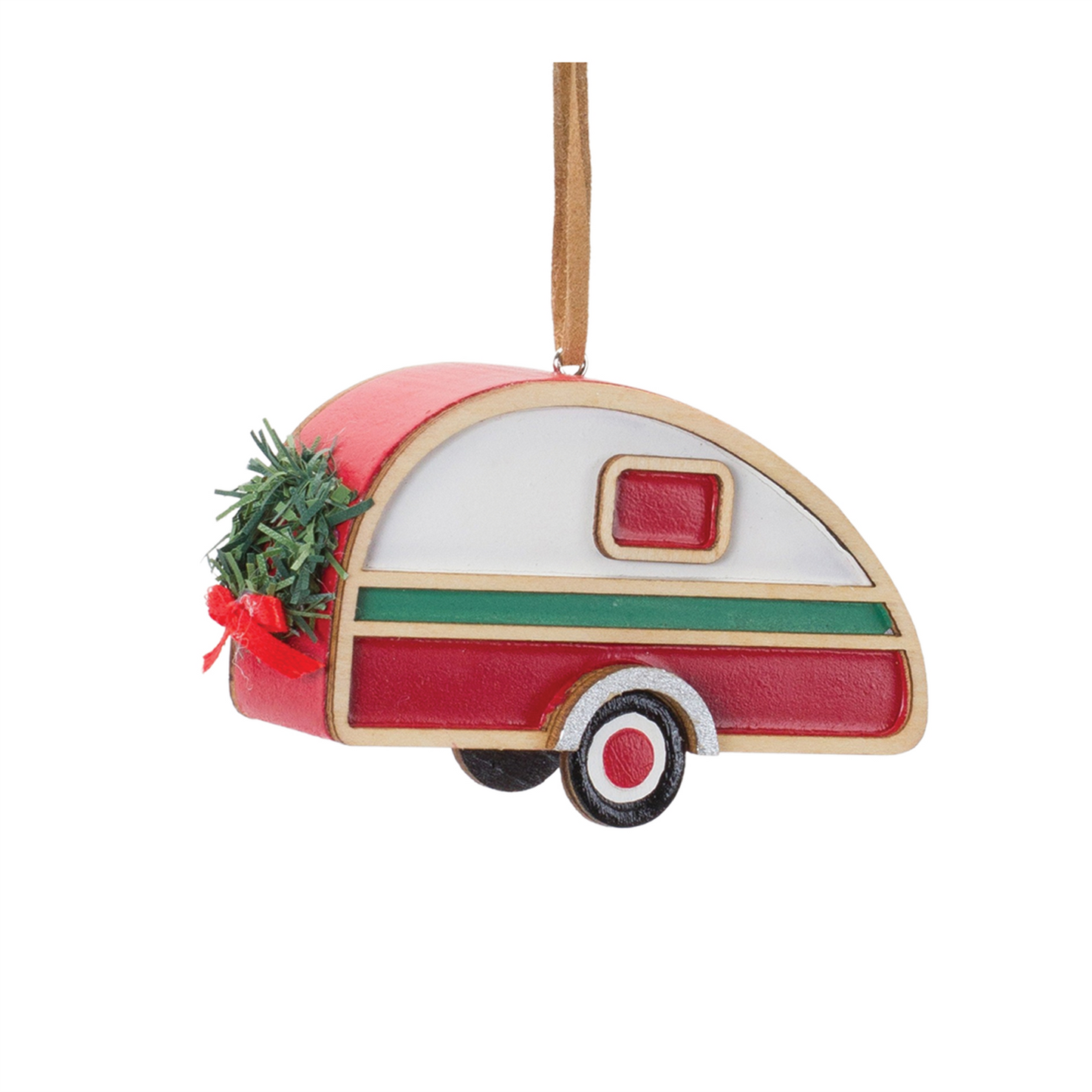Vintage Camper and Car Ornament (Set of 12) -Ship Only