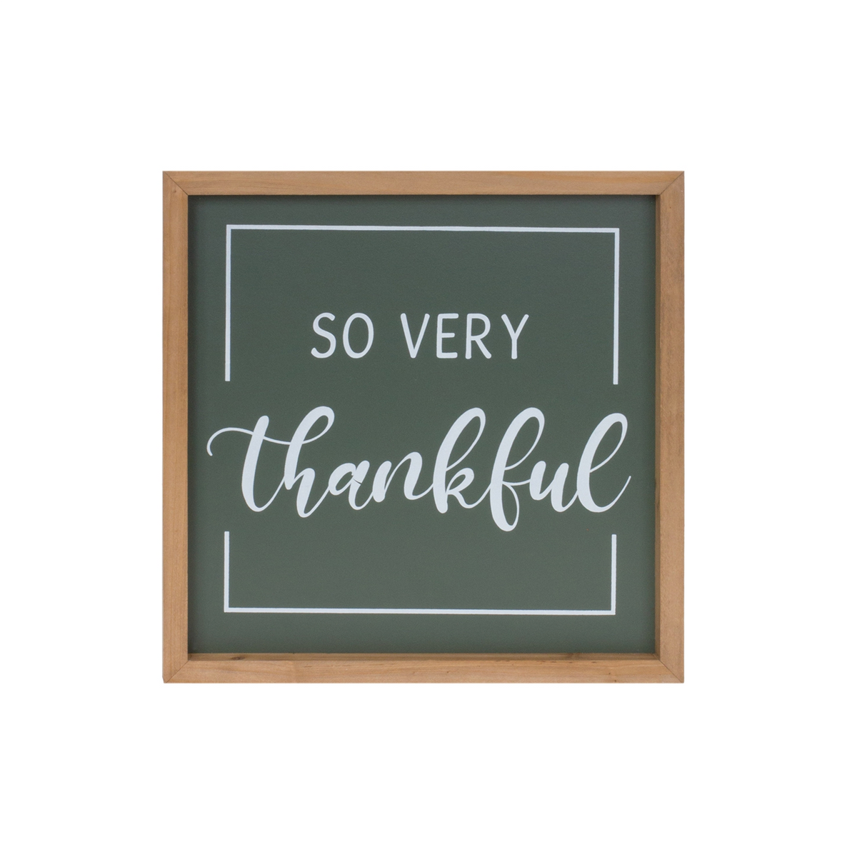Gather and Thankful Sentiment Sign (Set of 2) -Ship Only