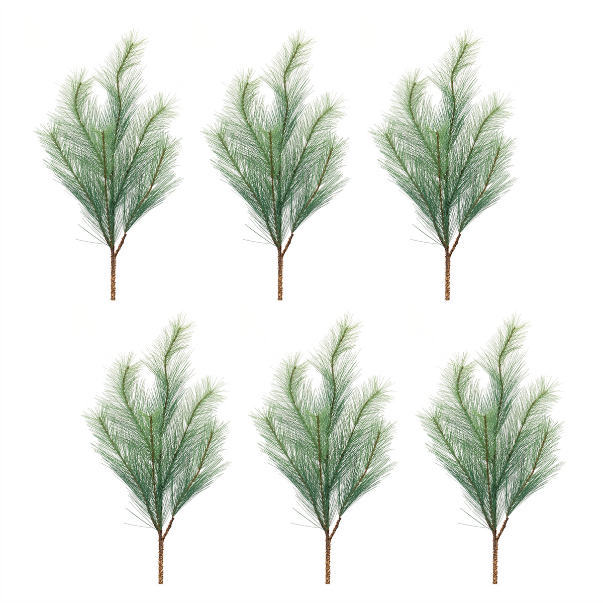 Long Needle Pine Spray (Set of 6) -Ship Only
