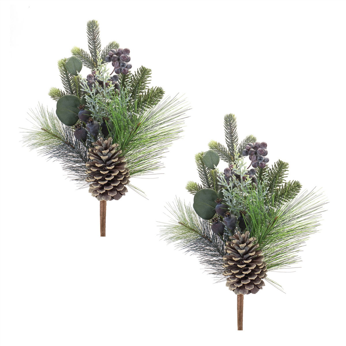 Pine Eucalyptus Pick (Set of 2) -Ship Only