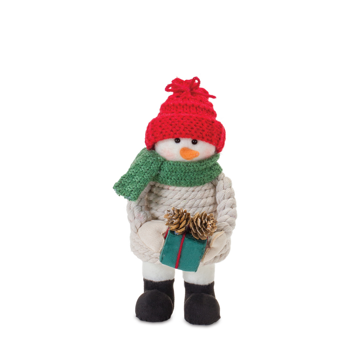 Santa/Snowman/Moose (Set of 6) 8"H, 9"H, 10.5"H Fabric -Ship Only