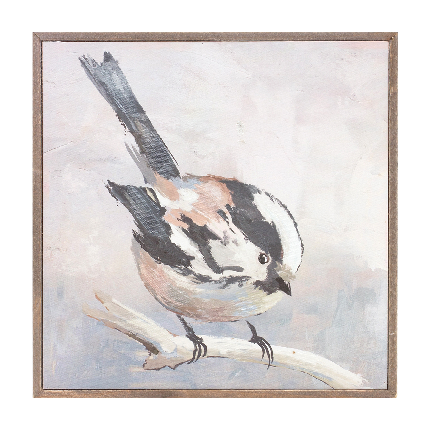 Framed Bird Canvas Block (Set of 2) -Ship Only