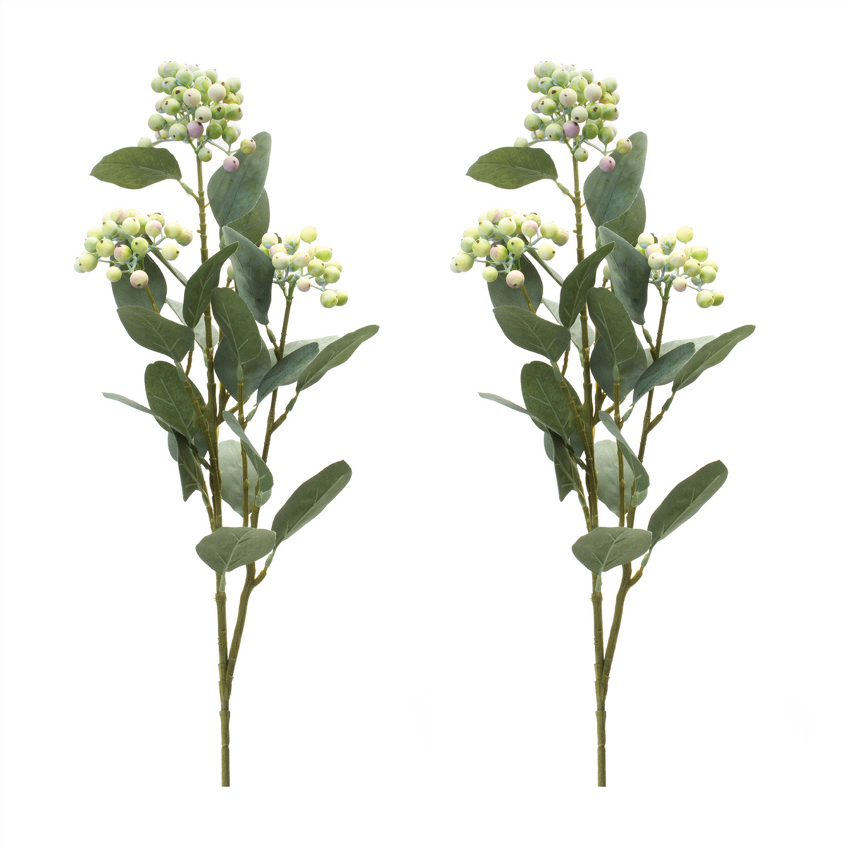 Berry Spray (Set of 2) 26”H Polyester -Ship Only
