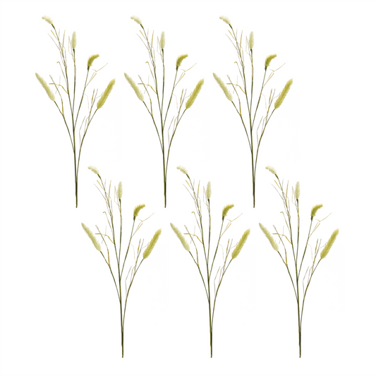 Foxtail Spray (Set of 6) 33.5”H Plastic