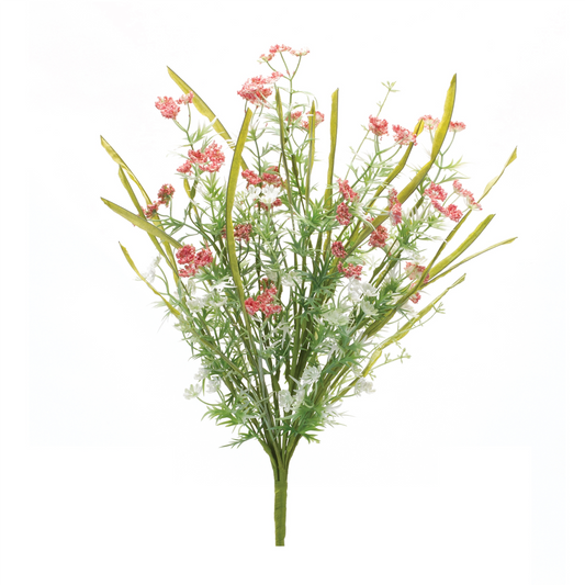 Yarrow Bush (Set of 2) 21”H Plastic -Ship Only