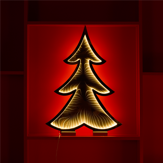 Pine Tree Outline Ekko Light Display 24.5"H -Ship Only