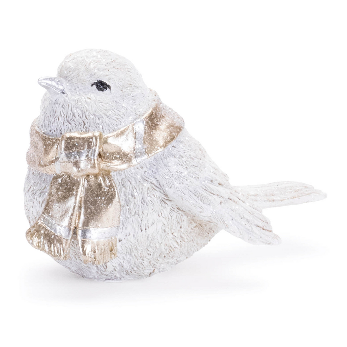 Glittered Winter Bird with Scarf (Set of 6) -Ship Only