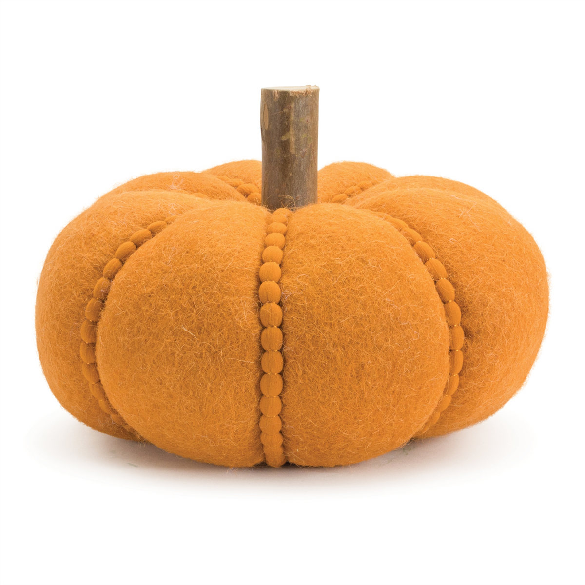 Felt Wool Pumpkin Decor (Set of 2) -Ship Only