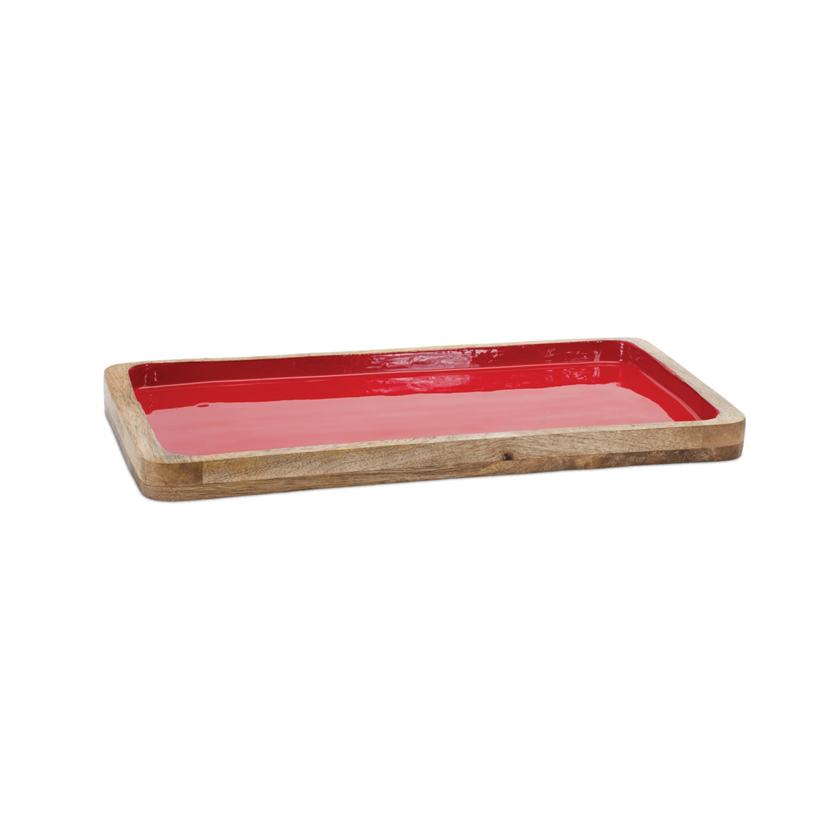 Tray (Set of 2) 16"L x 8"W, 20"L x 10"W Wood -Ship Only