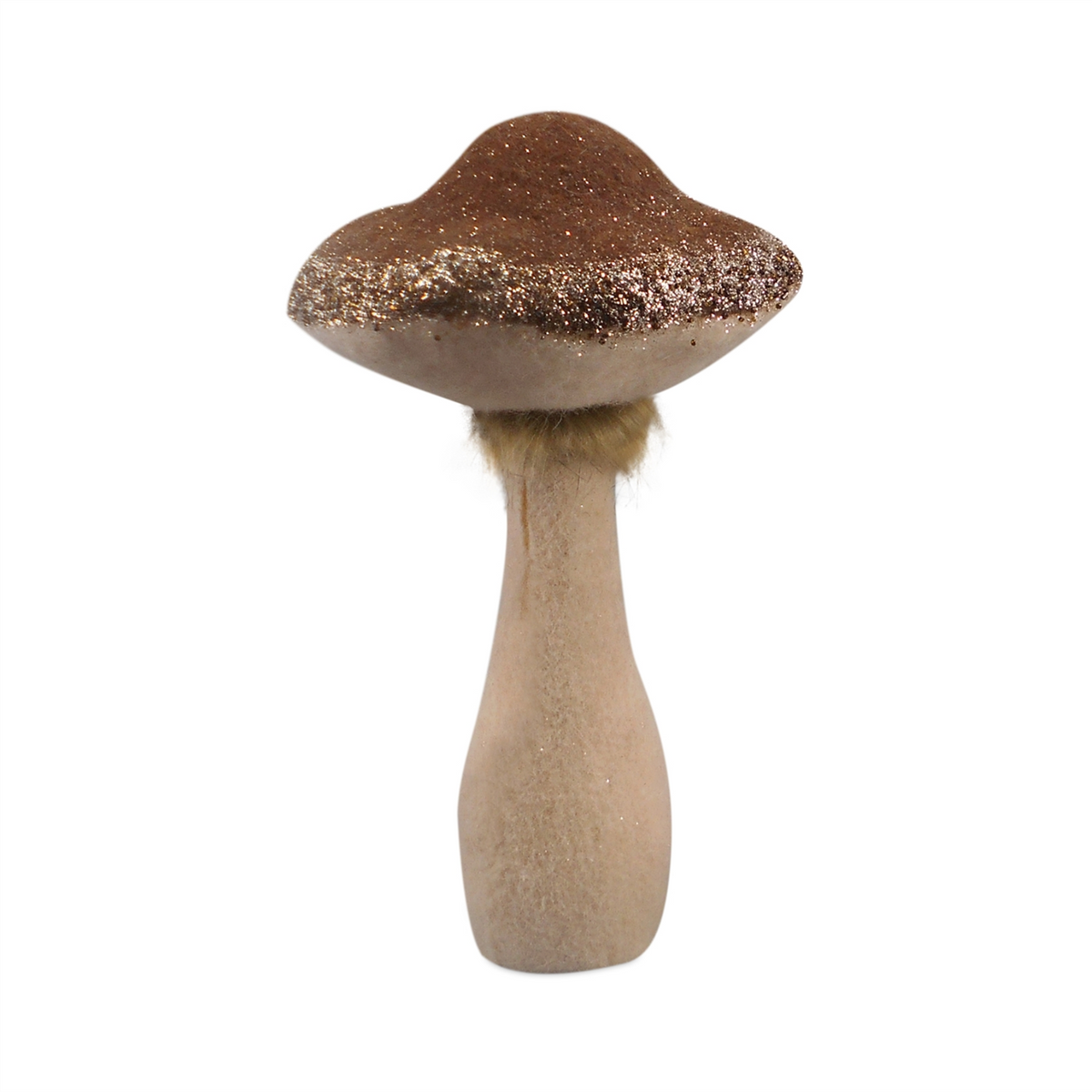 Glittered Mushroom Decor (Set of 2) -Ship Only