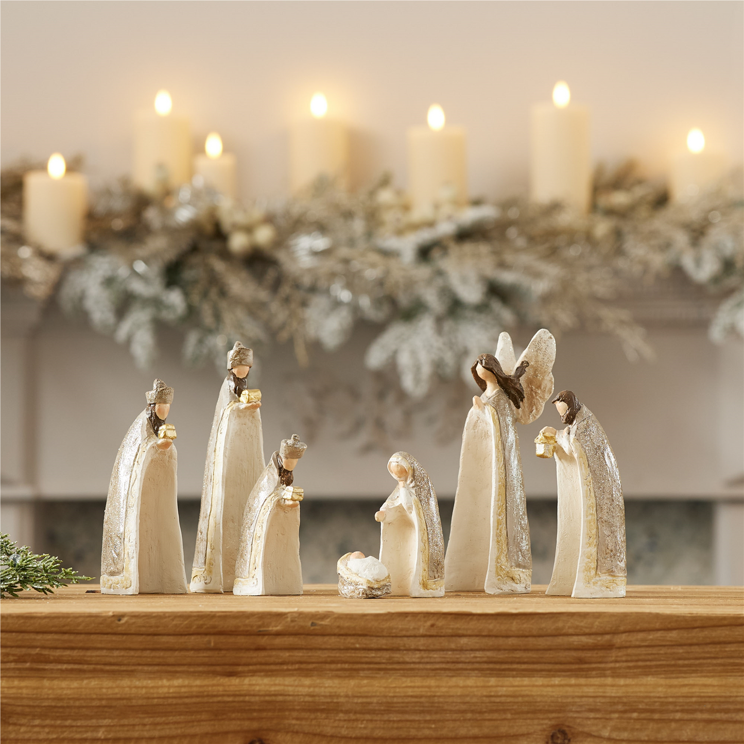 Nesting Mini Nativity Figures (Set of 7) -Ship Only