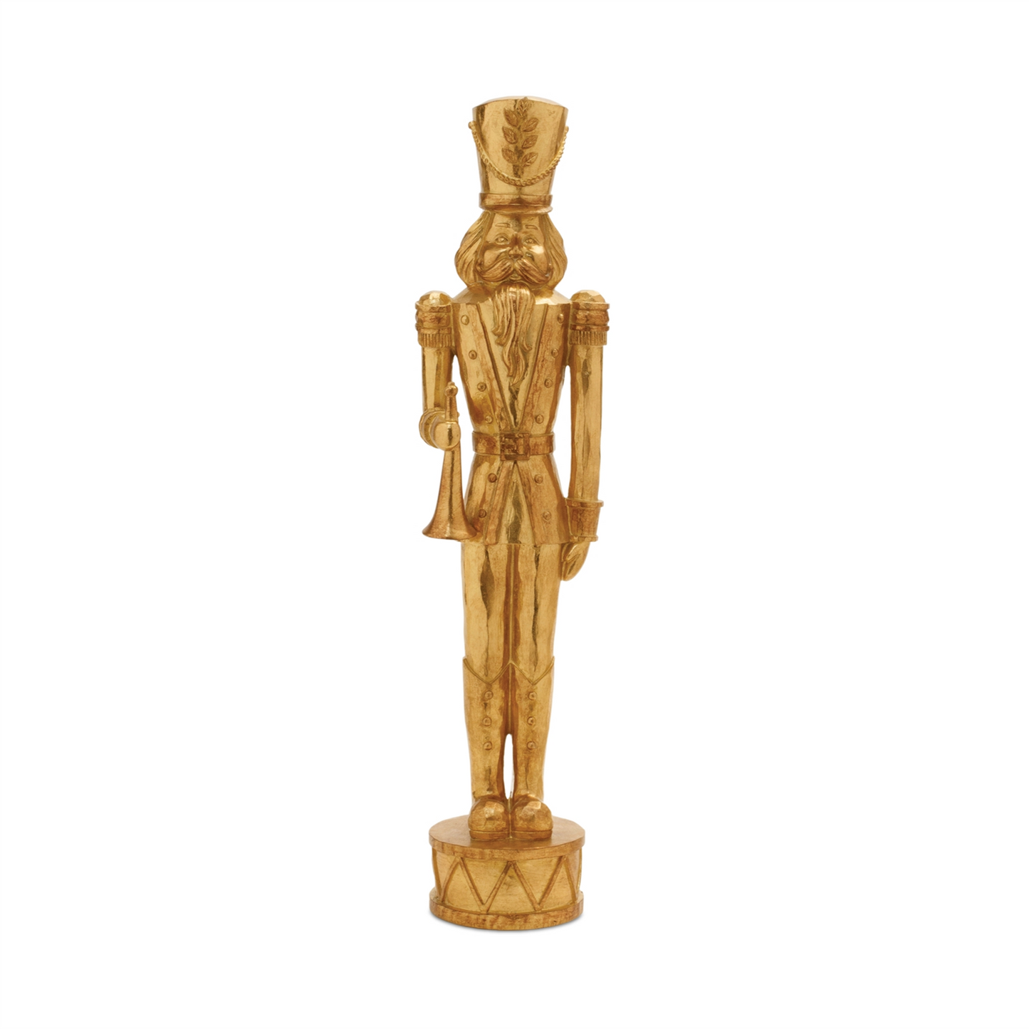 Gold Holiday Nutcracker Statue (Set of 2) -Ship Only
