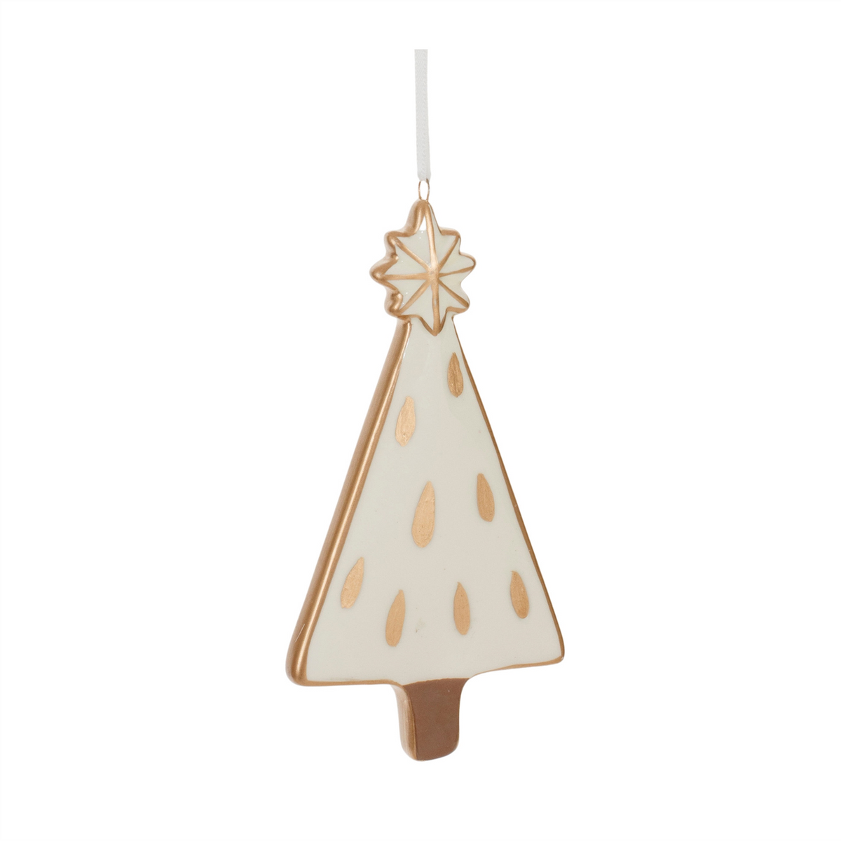 Ceramic Pine Tree Ornament (Set of 6) -Ship Only