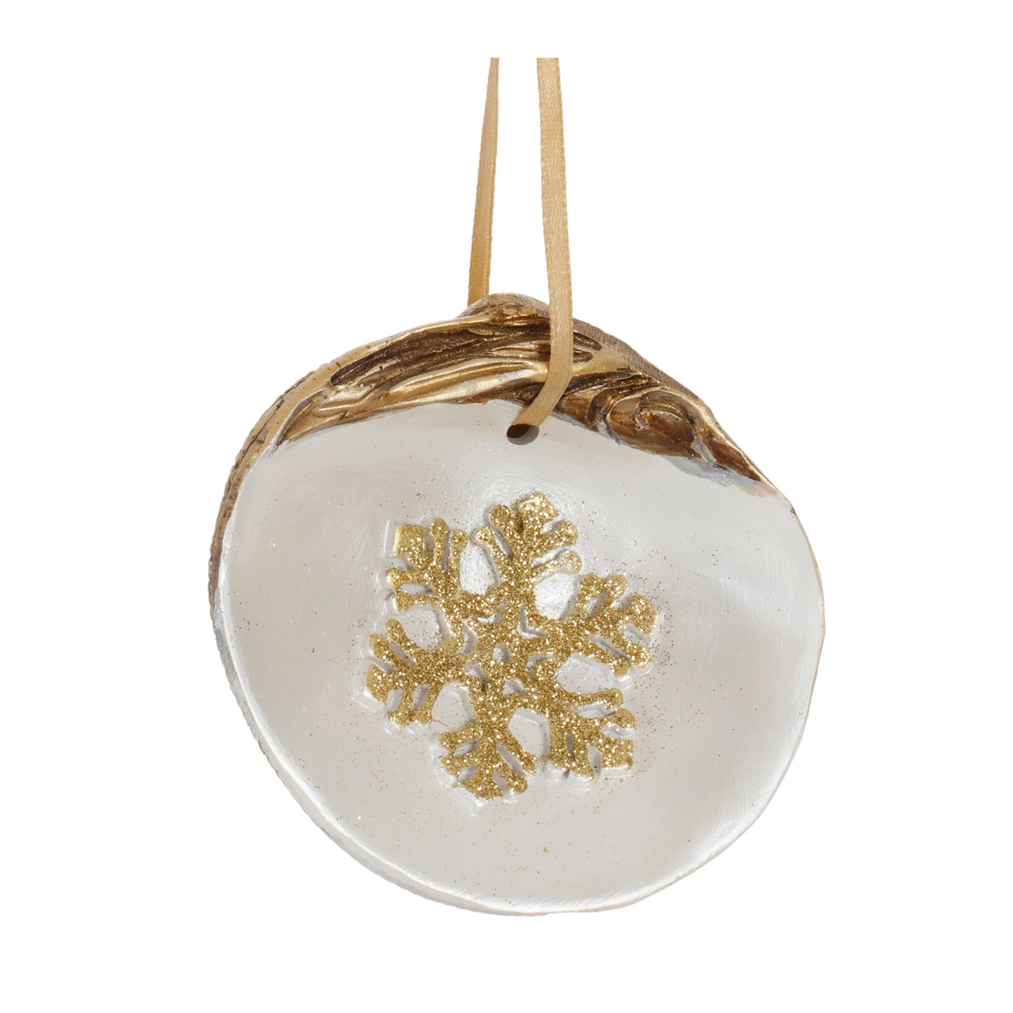 Clam Shell Snowflake Ornament (Set of 12) -Ship Only