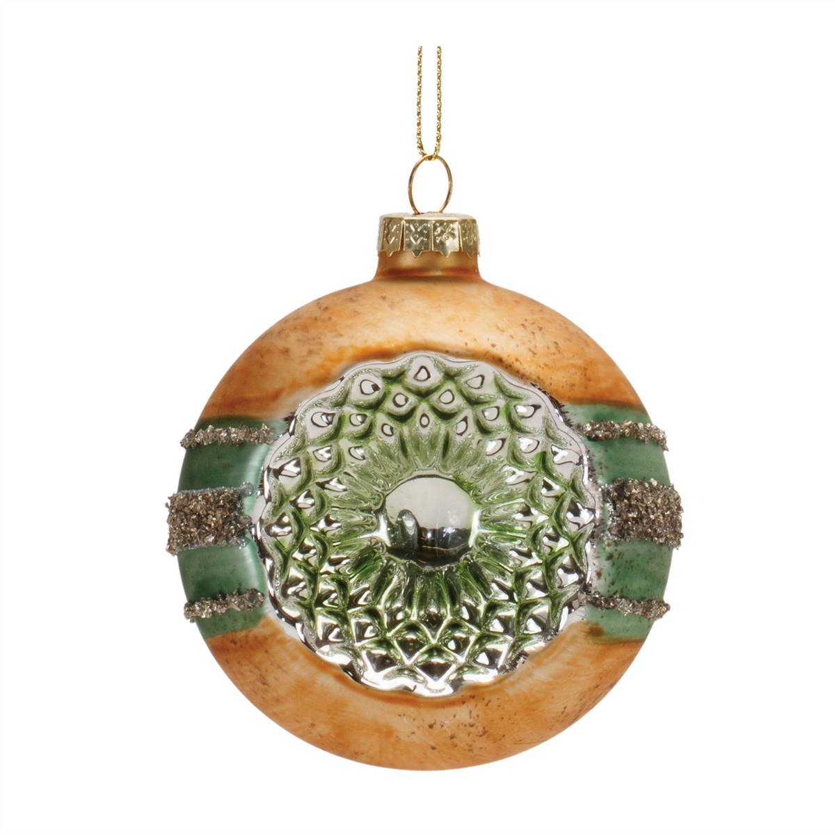 Glass Reflector Ball Ornament (Set of 12) -Ship Only