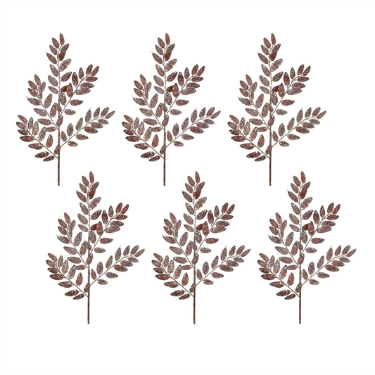 Leaf Spray (Set of 6) 26.5”H Plastic -Ship Only