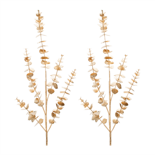 Eucalyptus Spray (Set of 2) 36”H Plastic -Ship Only