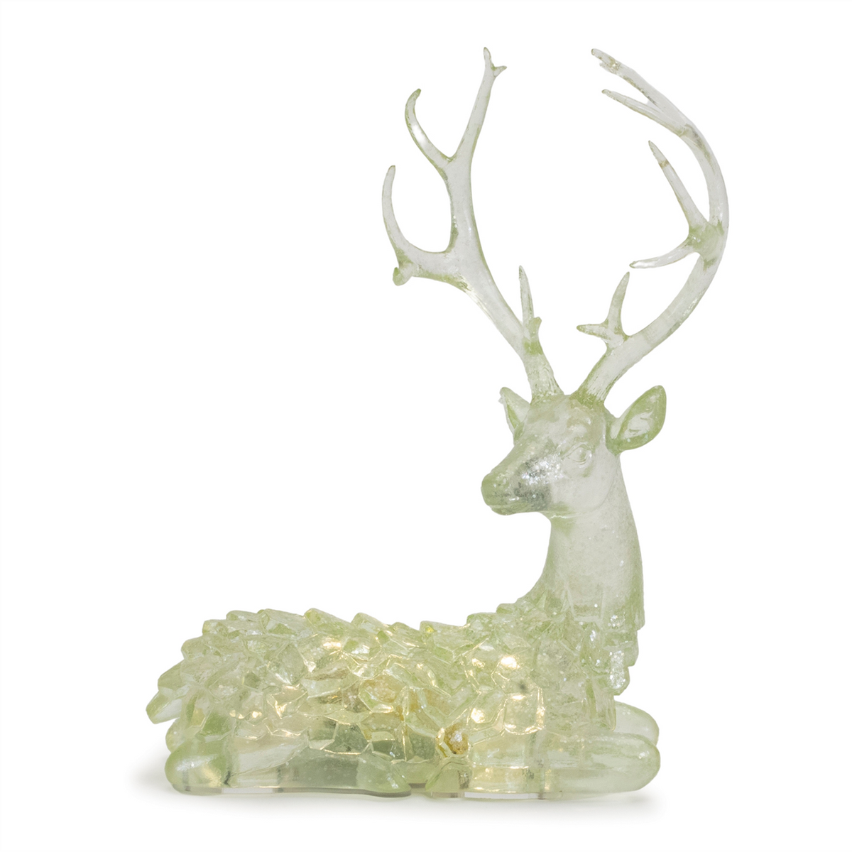 Deer (Set of 2) 10”H Resin 2 AAA Batteries, Not Included -Ship Only