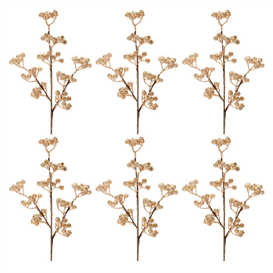Berry Spray (Set of 6) 23”H Foam -Ship Only