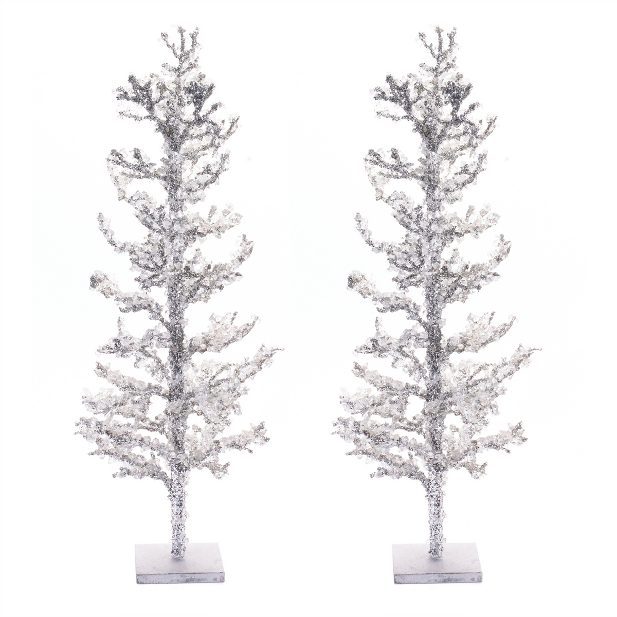 Icy Tree (Set of 2) 24”H Acrylic -Ship Only